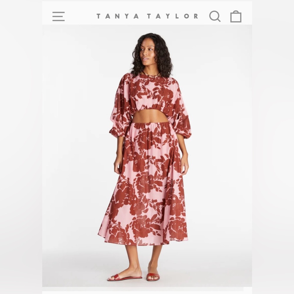Tanya Taylor Sienna Skirt and Sophia Top Size Medium